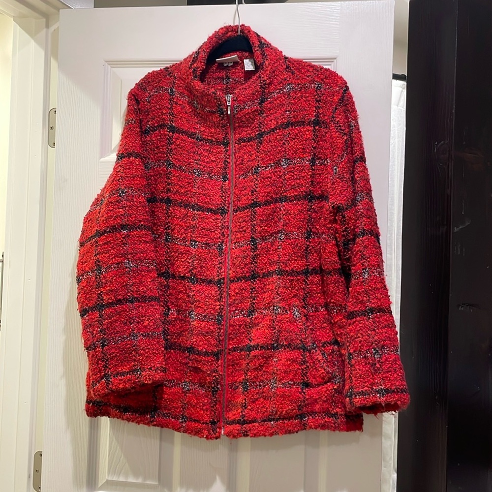 Vintage Knit Winter Jacket